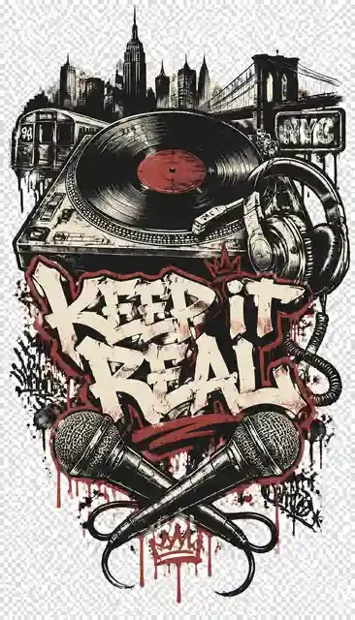 HIP-002 streetwear T-shirt design