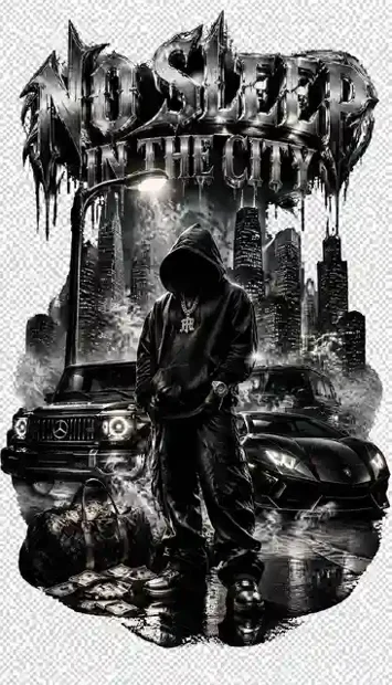 HIP-008 streetwear T-shirt design