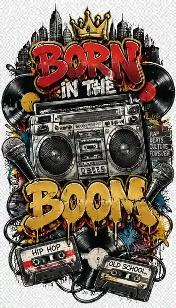 HIP-009 streetwear T-shirt design