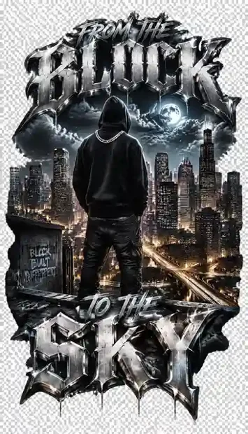 HIP-015 streetwear T-shirt design