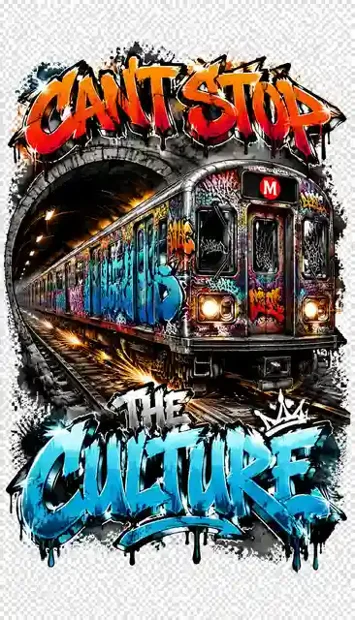 HIP-030 streetwear T-shirt design