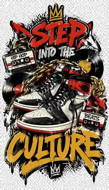 HIP-033 streetwear T-shirt design