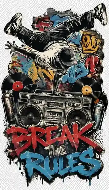 HIP-042 streetwear T-shirt design